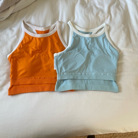 Wilson Light Blue Ribbed Tank Top - Picture 4 of 5